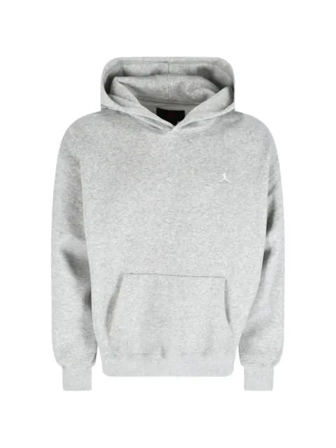 Nike Jordan Brooklyn logo-embroidered hoodie Grey IB7235