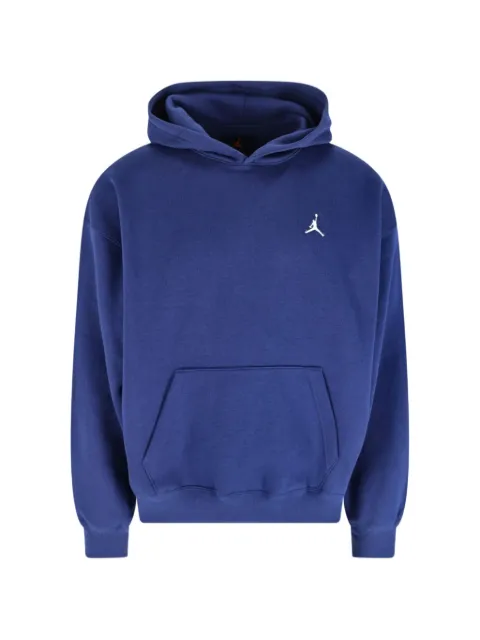 Nike Jordan Brooklyn logo-embroidered hoodie Blue IB7235