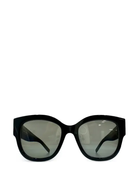 Saint Laurent SL M95 logo-plaque sunglasses Black SLM955F005