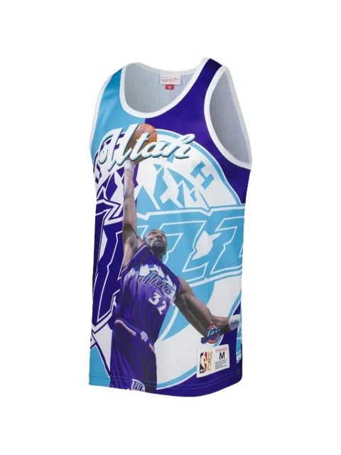 Mitchell & Ness x NBA Utah Jazz Sublimated Player Karl Malone tank top Purple TMTK3207UJAYYKMAPRTL