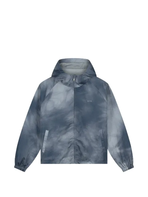 Arte Antwerp cloud-print hooded jacket Blue AW26106J