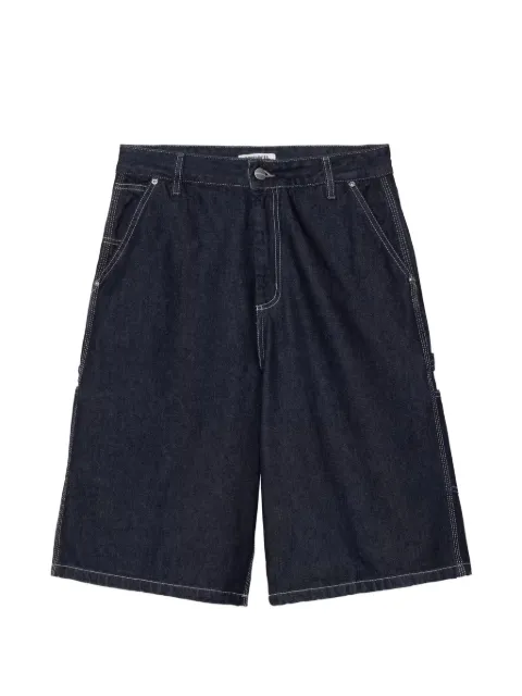 Carhartt WIP contrast-stitch shorts Blue I0367040102