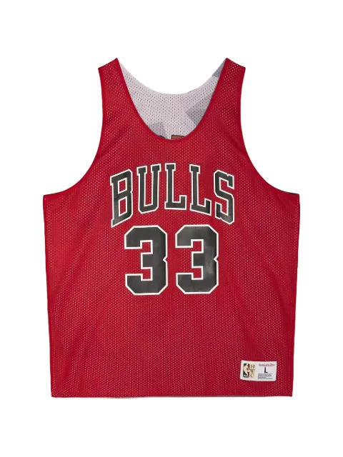 Mitchell & Ness x NBA Chicago Bulls Scottie Pippen reversible mesh tankt top Red TMTK3208CBUYYSPISCAR