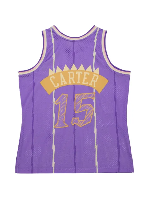 Mitchell & Ness Sidewalk Sketch Swingman Jersey "Raptors 1998 Vince Carter" tank top Purple TFSM5885TRA98VCAPURP