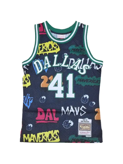Mitchell & Ness Slap Sticker Swingman jersey Black TFSM4768DMA98DNOBLUE