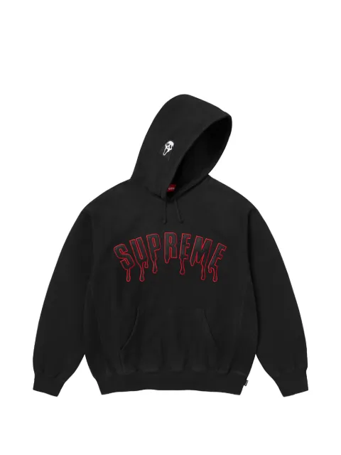 Supreme Ghostface® Arc long-sleeves hoodie Black SU27564