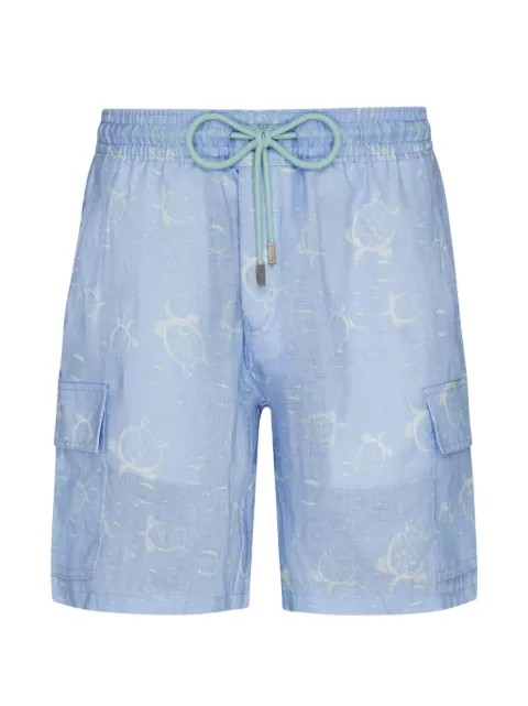 Vilebrequin turtle-print shorts Blue BAIEU211