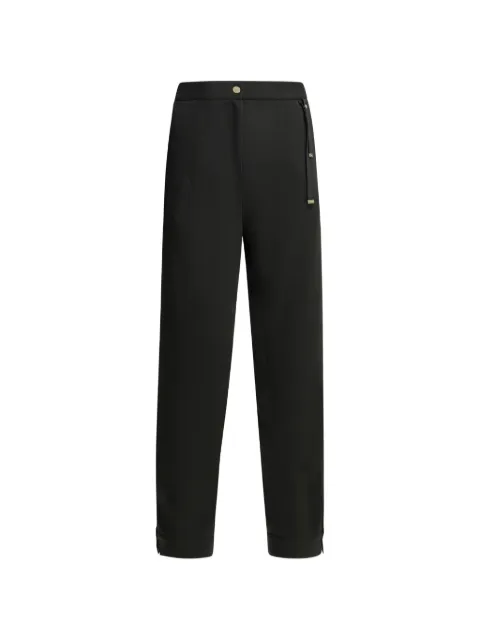 Herno logo-plaque straight-leg trousers Black PT000235D12875S