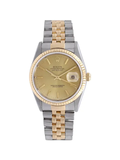 Rolex Datejust 36mm watch Gold 16233