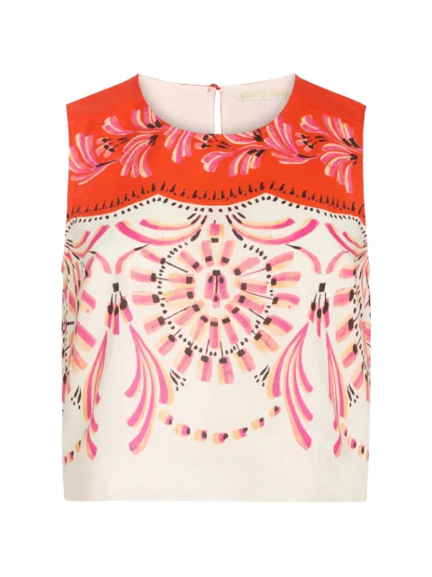 Marie Oliver Davis top White 1D12C245