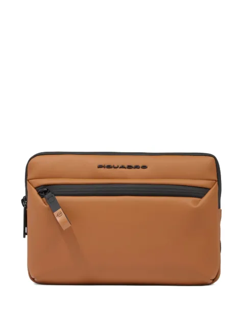 PIQUADRO water-resistant messenger bag Brown AC6492C2OW
