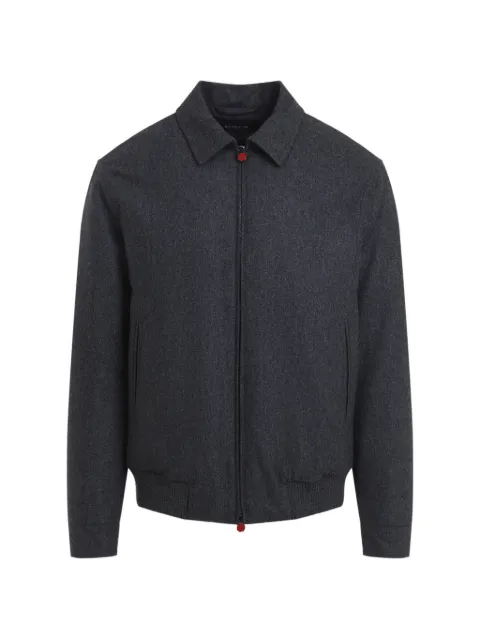 Kiton zip-up wool jacket Grey UW2494V0452L15006