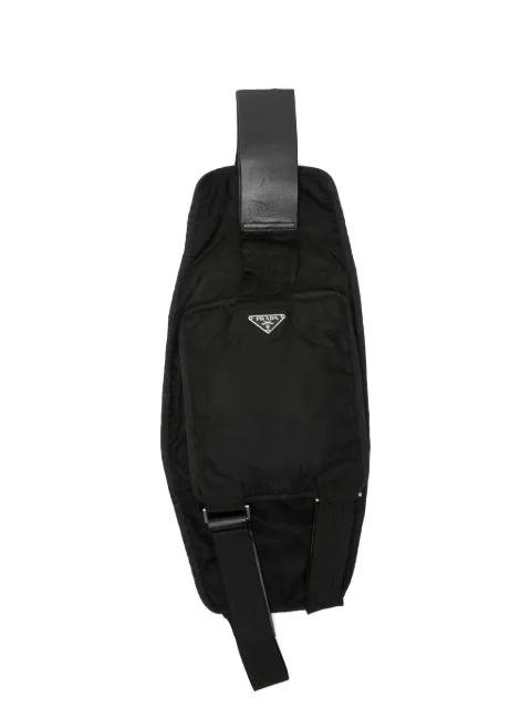 Prada Pre-Owned 2005 logo-plaque belt bag Black PR780BLQ