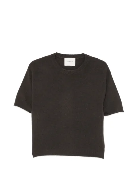 Lisa Yang Cila short-sleeve sweater Brown 2023084