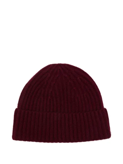 Lisa Yang Martigny ribbed-knit beanie hat Red 4022100