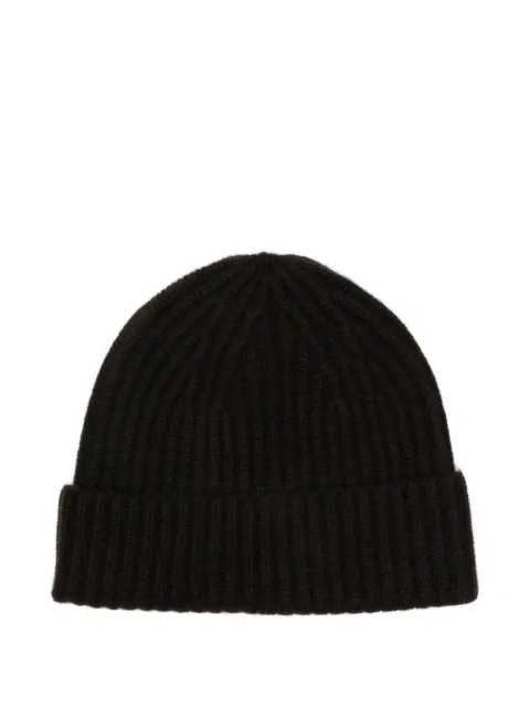 Lisa Yang Martigny ribbed-knit beanie hat Brown 4022100