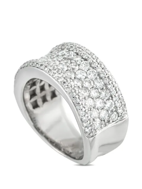 LB Exclusive diamond band ring Silver MF16022326