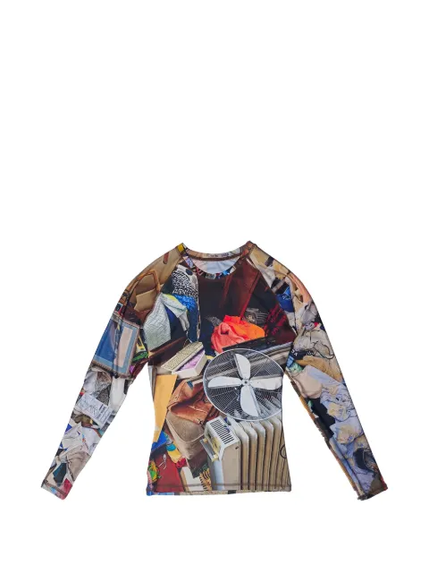 Borbala Lomtalanitas graphic-print T-shirt Black BORB92960244