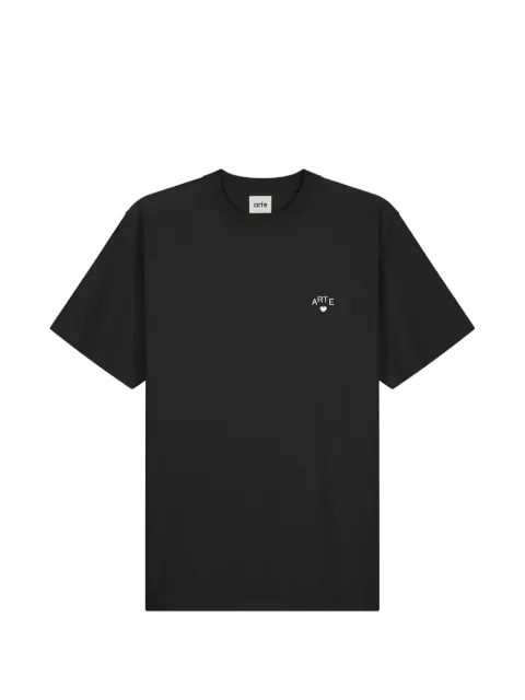 Arte Antwerp logo-embroidered T-shirt Black AW26116T