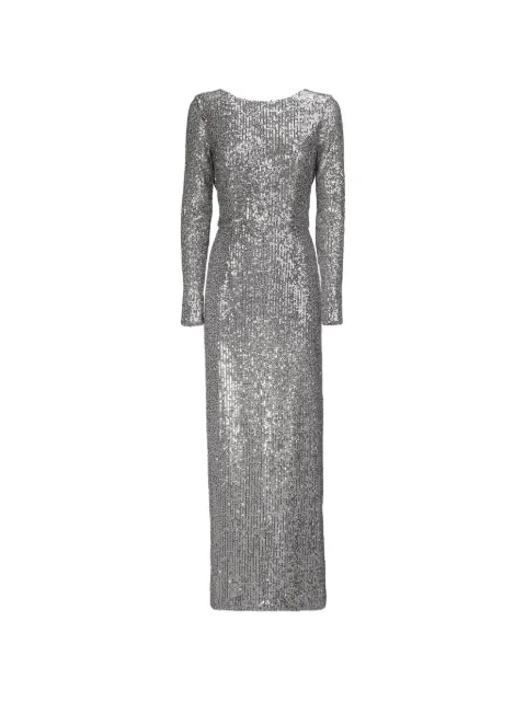 Catalina sequin-embellished maxi dress Grey GEORGIAGRG38
