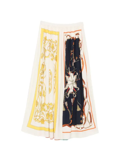 Forte Forte pleated midi skirt Neutrals 15426MYSKIRT