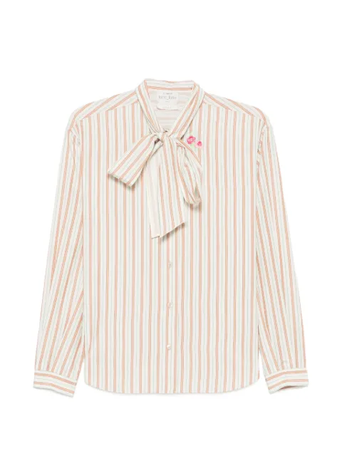 Forte Forte striped bow shirt Neutrals 15325TRISMYSHIRT
