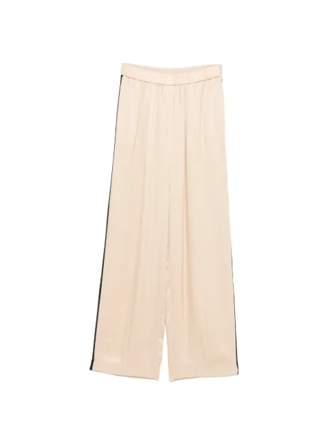 Forte Forte side-stripe wide-leg trousers Neutrals 15373BISMYPANTS