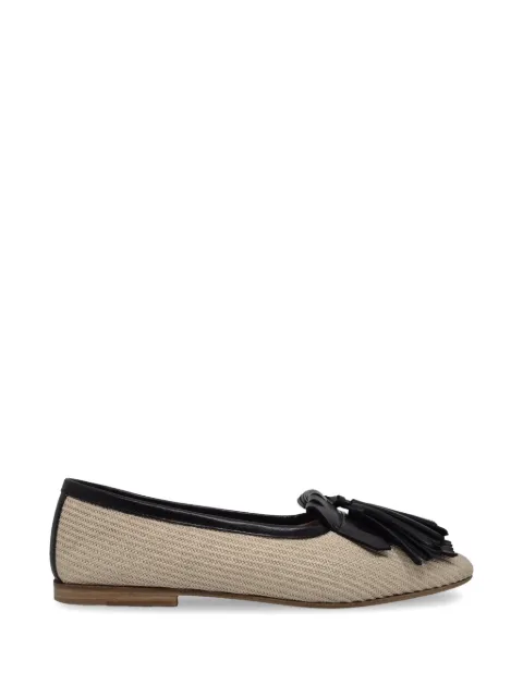 Henderson Baracco Soleil tassel fringe loafers Neutrals SOLEILR