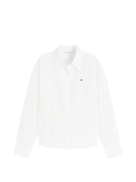 Tommy Hilfiger logo-embroidered shirt White WW0WW49940