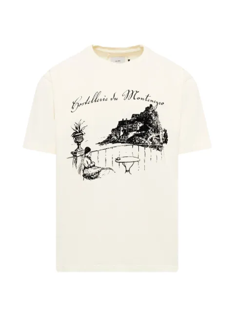 RHUDE Montenegro Morada graphic-print T-shirt Neutrals RHSS26TT06012