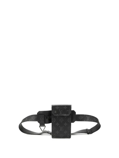 Louis Vuitton Pre-Owned 2019 Monogram Eclipse Utility belt bag Black 3MYDP3DSC7SV641J