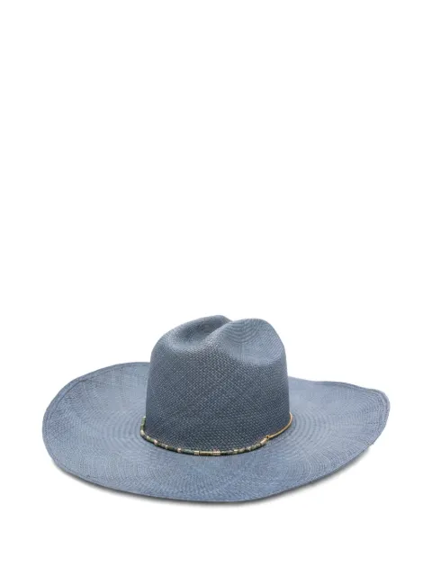 Van Palma Diego beaded cowboy hat Blue DIEGO