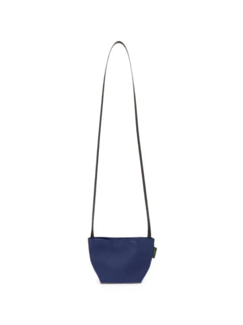Hervé Chapelier logo-patch shoulder bag Blue 1927N1414