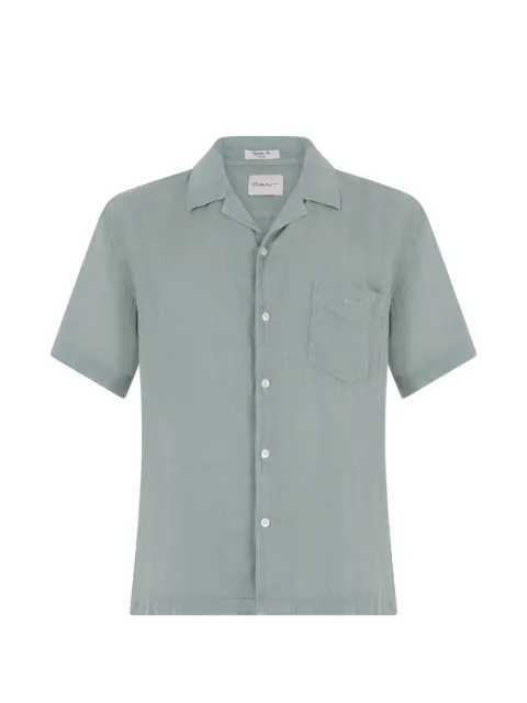 Gant short-sleeved linen shirt Grey 3240120