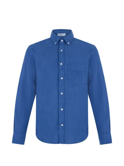 Gant long-sleeve linen shirt Blue 3261120