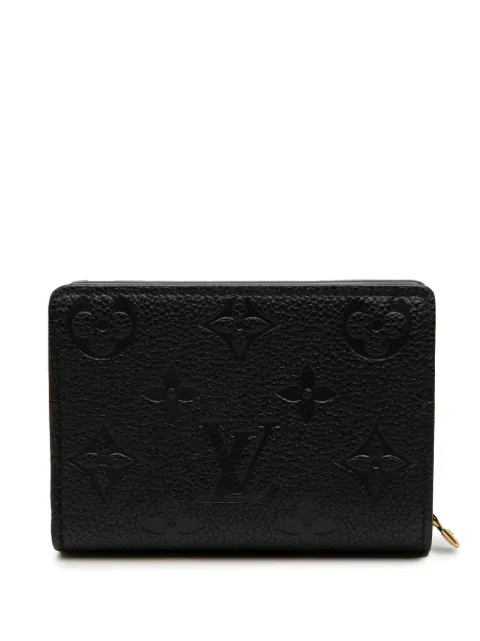 Louis Vuitton Pre-Owned 2021-2026 Monogram Empreinte Clea Wallet small wallets Black N7CSZOXRM9CBNJSB