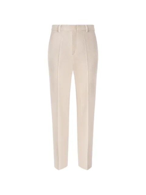 Missoni chevron-knit tailored trousers Neutrals UC25WI00BR0122