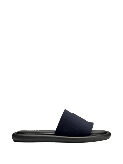 BOGNER logo-embossed slides Blue 12625121