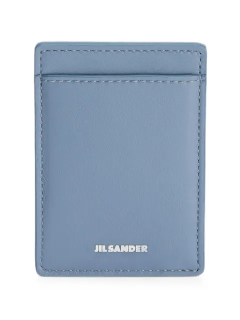 Jil Sander magnetic card holder Blue J28VL0002P5672