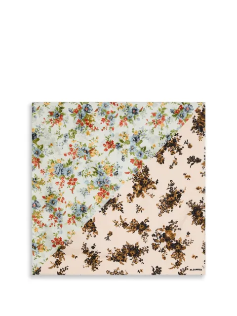 Jil Sander printed silk foulard Pink J02TF0106J40371