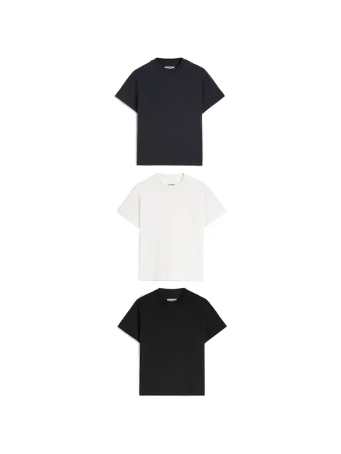 Jil Sander short-sleeves T-shirt (set of three) Black J02GC0161JTN254000