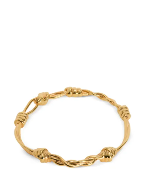 Jil Sander Tangle knotted bracelet Yellow J11UY0138P4877