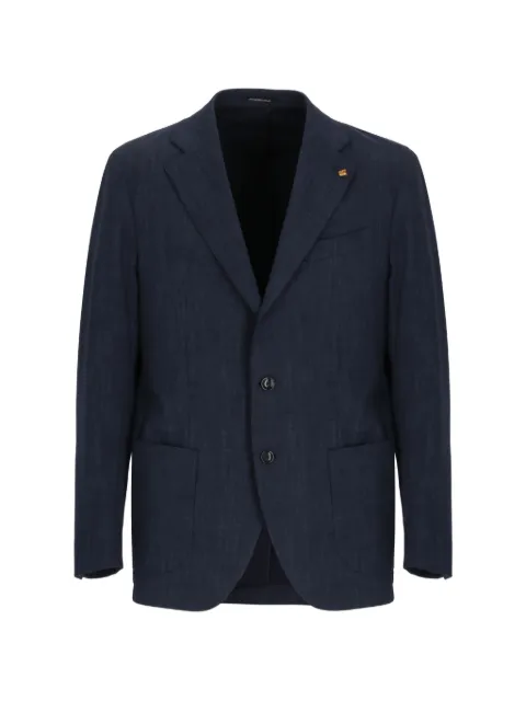 LATORRE button-fastening blazer Blue JEF74JJ320101