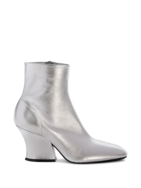 Jil Sander metallic-finish ankle boots Silver J16WU0073P4565