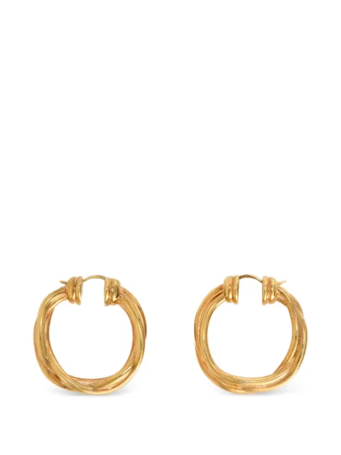 Jil Sander Tangle knot-detail earrings Gold J11VG0349P4877