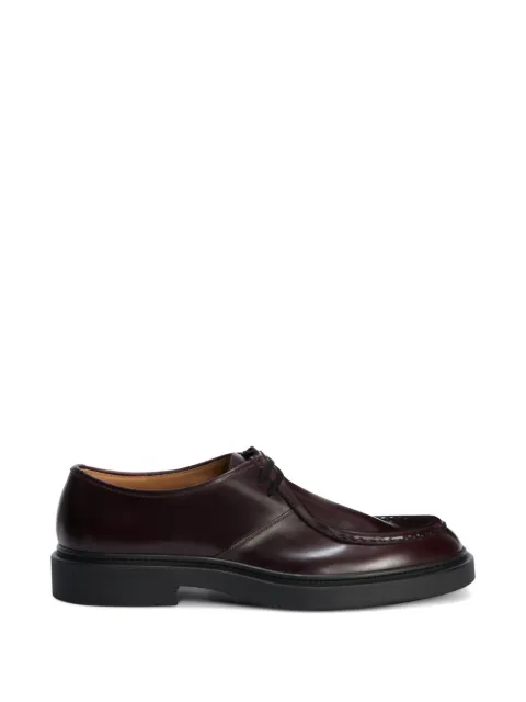 Jil Sander lace-up leather derby shoes Red J33ZJ0028P7690