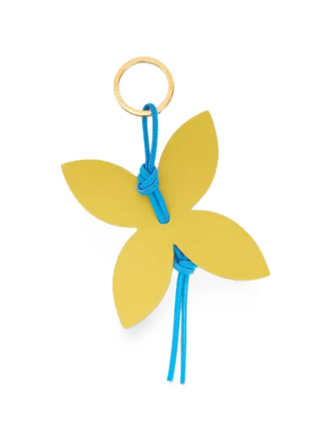 Jil Sander Snowdrop charm keyring Yellow J66UA0003P9333