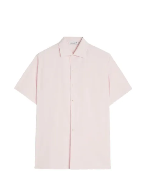Jil Sander short-sleeved poplin shirt Pink J22DL0399J45342