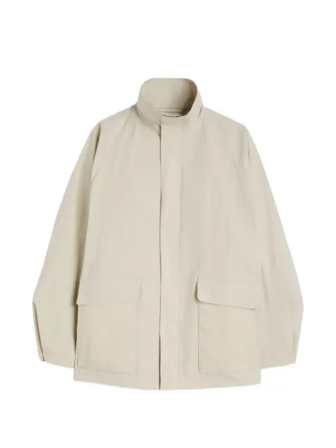 Jil Sander raglan-sleeve drill shirt jacket Neutrals J22SW0124J70239
