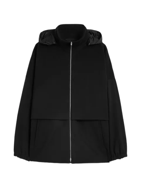 Jil Sander hooded wool jacket Black J22SW0171J40365